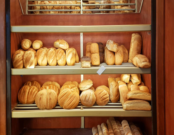 istock bread on local bakery selves in greece 1196580781