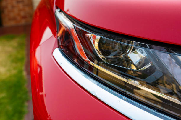 istock Detail of a Car Headlight 1196582480