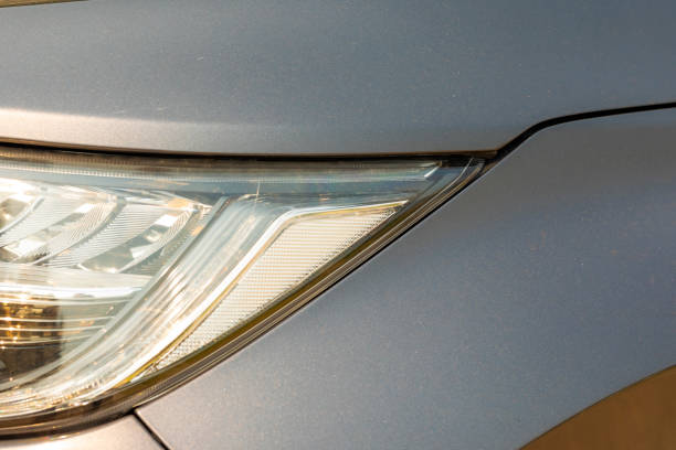 istock Detail of a Car Headlight 1196582491
