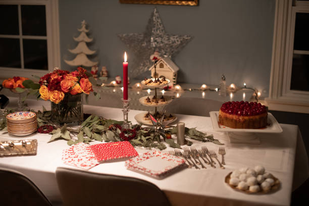 istock Christmas or Holiday Dessert Table 1196587041