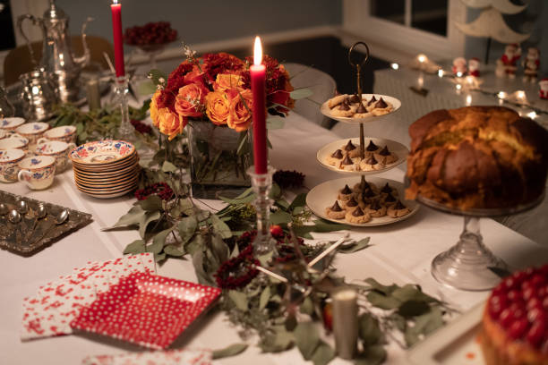 istock Christmas or Holiday Dessert Table 1196587186