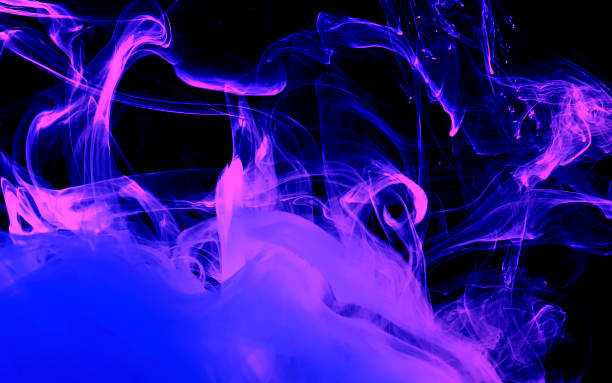istock Space blue lilac abstract background. Stylish modern technology background. 1196593279