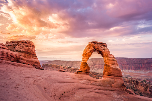 Delicate Arch in Arches National Park, Utah, United States