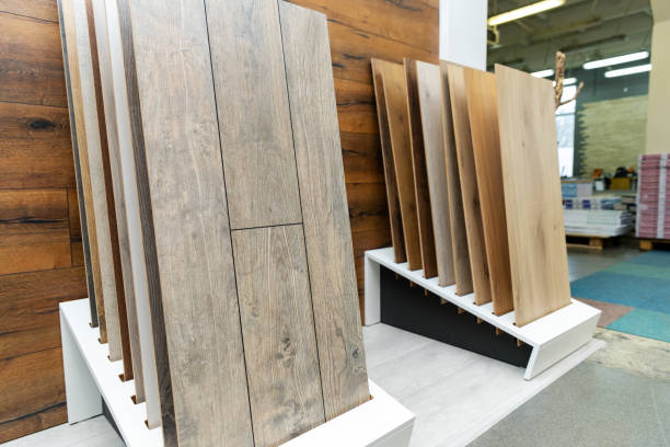 istock home improvement - laminate flooring samples in a shop 1196605684