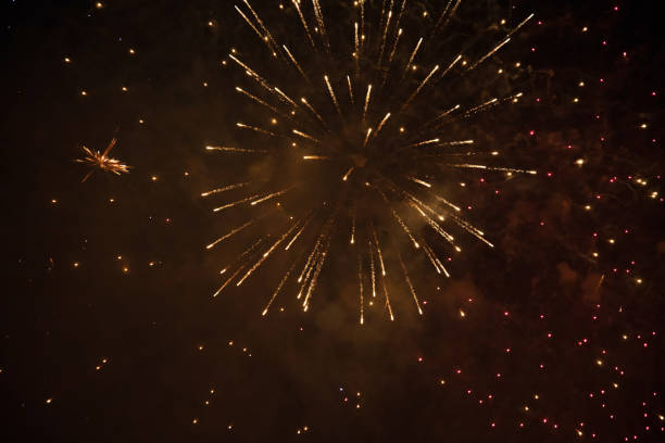 istock Fireworks celebrating the New Year 1196611513
