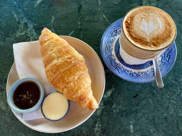 istock Croissant Jam Butter and Coffee 9 1196618908