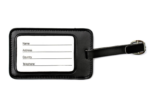 istock Luggage tag isolated on white 119662137