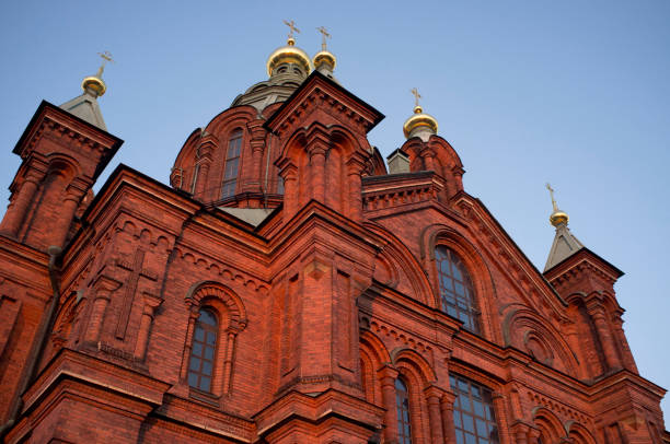 istock HELSINKI. HELSINGFORS. KATAJANOKKA ISLAND. USPENSKI CATHEDRAL. 1196625721