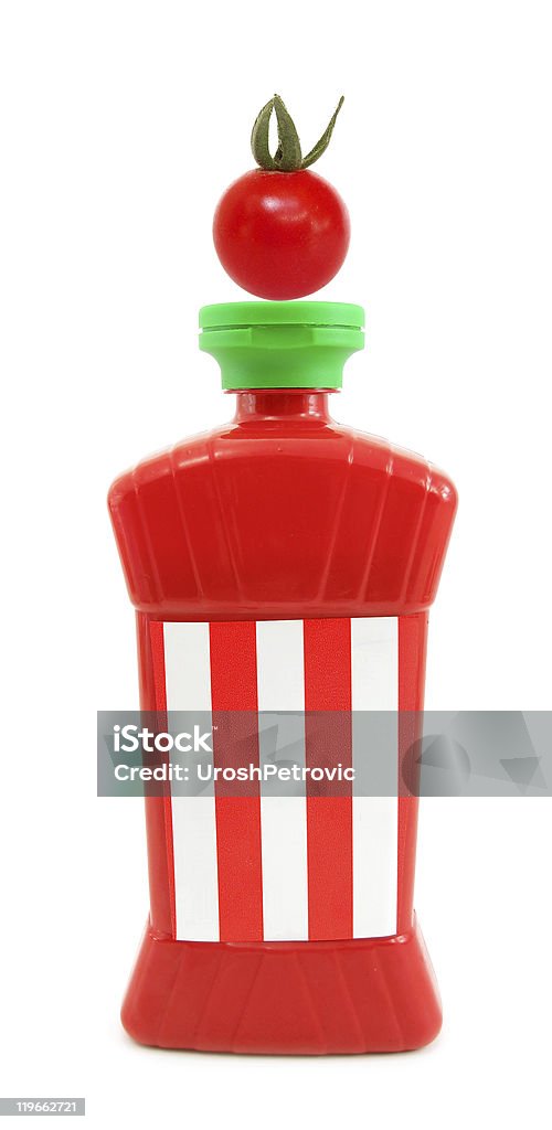 Ketchup and tomato  Bottle Stock Photo