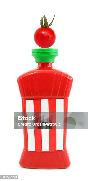 Ketchup And Tomato Stock Photo - Download Image Now - Bottle, Cherry Tomato, Color Image