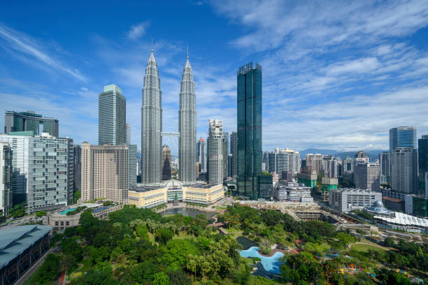 istock Kuala Lumpur Skyline with Petronas Towers a sunny day 1196635331