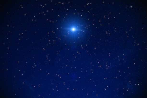 Milky way stars on a dark night sky.