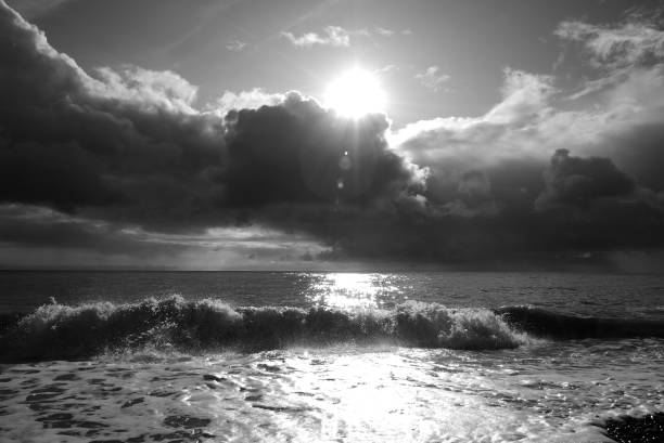 istock Horizon at over the sea at Dungeness with Dramatic Clouds. 1196637781