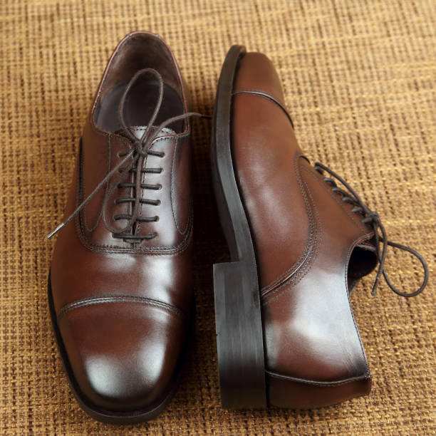 istock The Classic men's brown shoes 1196640498