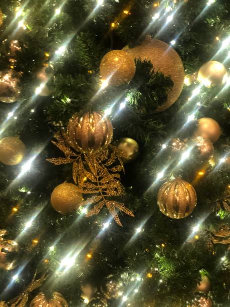 istock Full Frame Shot Of Illuminated Christmas Tree 1196642440