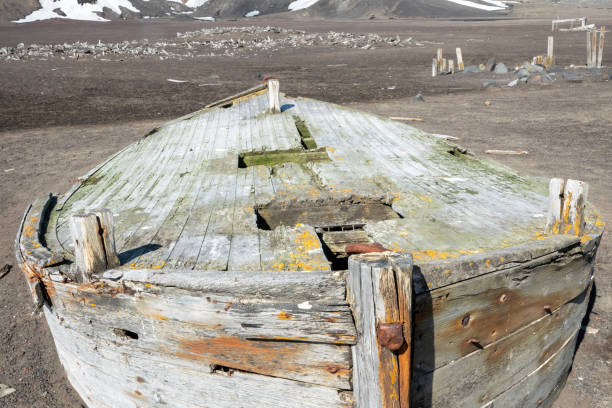 istock Abandoned whaling station on Deception Island. 1196646268