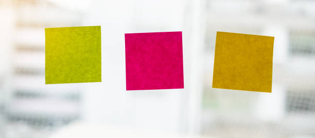 istock Close-Up Of Multi Colored Adhesive Notes In Office 1196652924