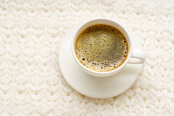 istock Flatlay with knitted sweater and a cup of coffee 1196653682