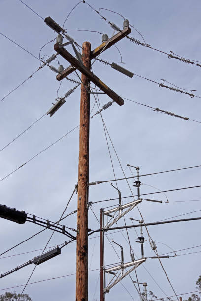 istock Poles and Wires 1196656231