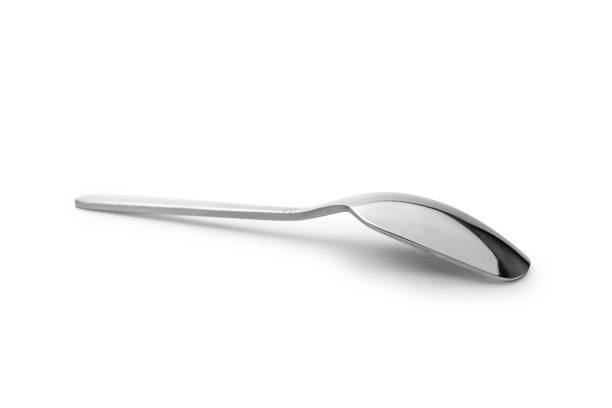 istock Metal spoon isolated on a white background. 1196660561