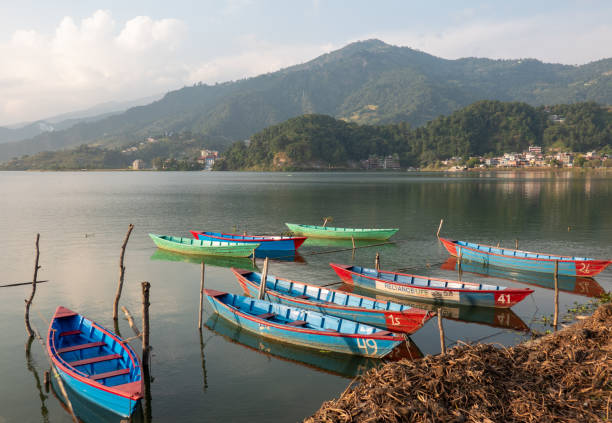 istock Boats on Fewa Lake 1196663083