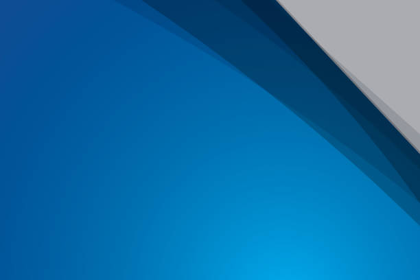 istock Abstract technology geometric blue color shiny motion background. 1196667733