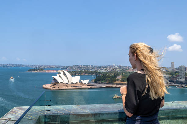 sydney opera house, sydney, australie - opera house sydney australia australia bay photos et images de collection