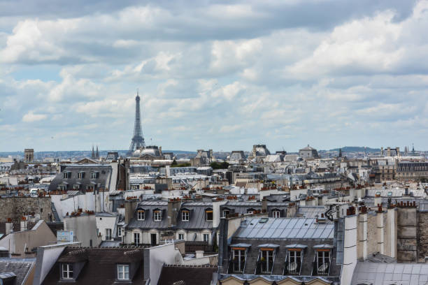 istock Roofs of Paris. 1196678380