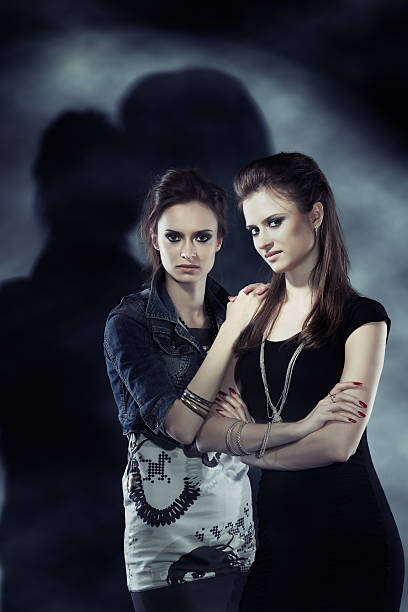 istock Mystic female twins 119668503