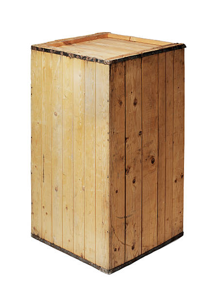 istock Old wooden crate 119668705