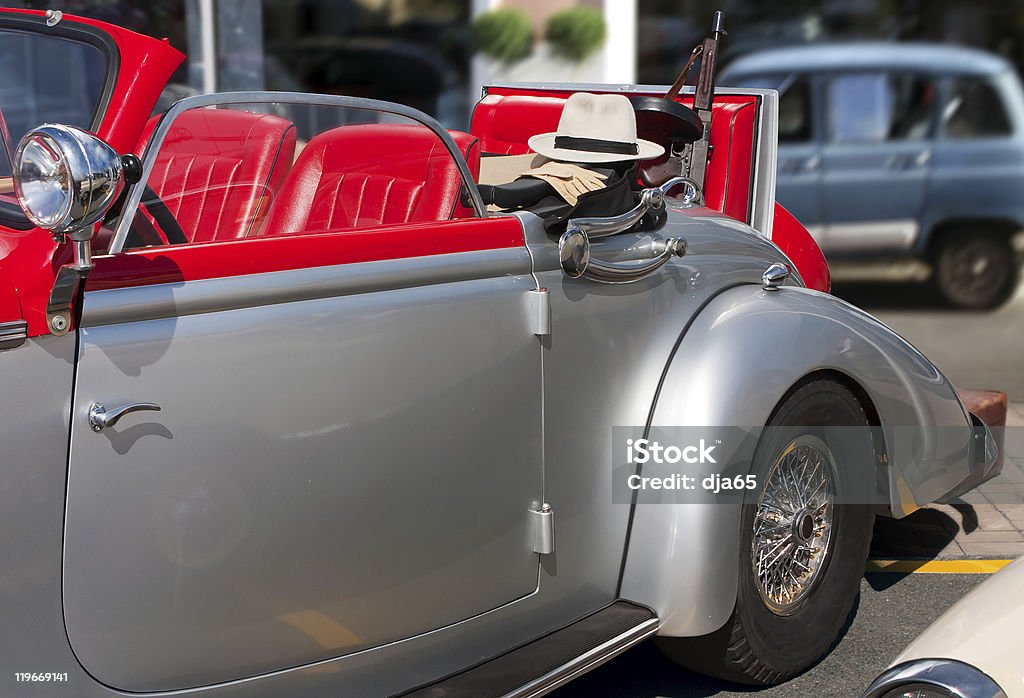 Gangster en voiture. - Photo de 1930 libre de droits