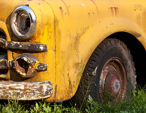 istock Rusting Yellow Truck Detail 119669195