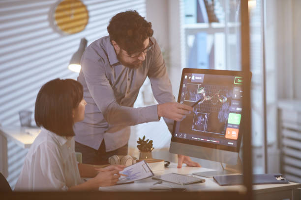 istock Business people discussing financial report 1196692588