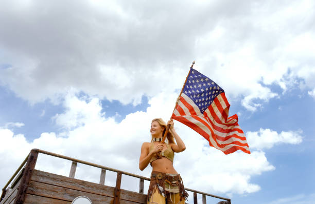 Patriotic US Girl