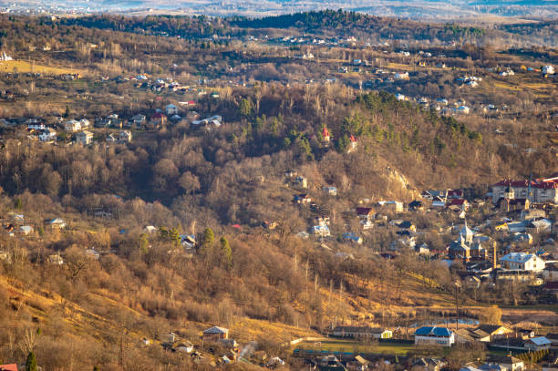 istock A small town in the Carpathians 1196698506