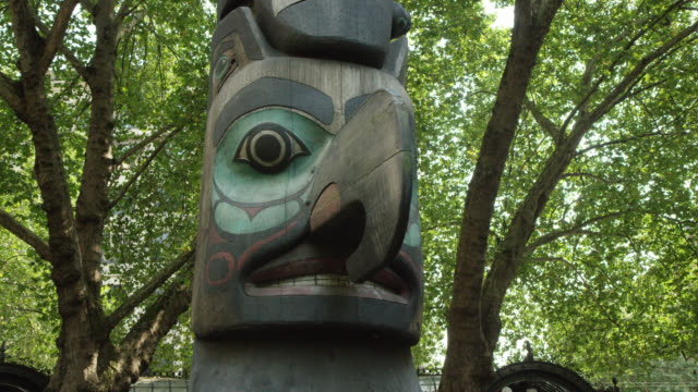 Totem Pole at Pioneer Square, Seattle, Washington