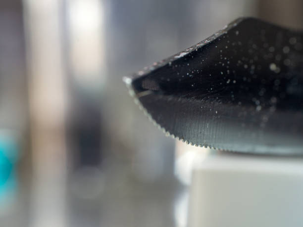 istock macro of a knife blade 1196702195