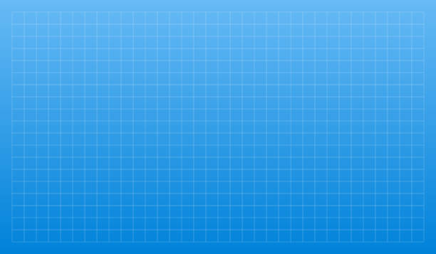 White lines on a blue background. Architectural technical grid of strokes for the plan. Blueprint paper graphic texture. Abstract backdrop pattern White lines on a blue background. Architectural technical grid of strokes for the plan. Blueprint paper graphic texture. Abstract backdrop pattern blueprint backgrounds stock illustrations