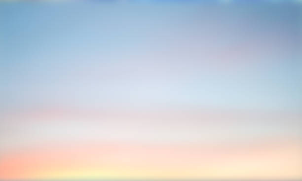 istock Blue sky background, beautiful sunset background 1196708150