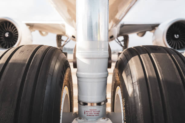 istock Aircraft landing gear 1196708885