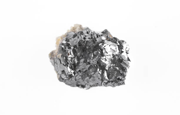 istock geological silver mineral pyrite isolated on white background 1196709584