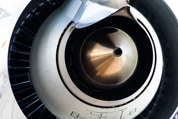 Exhaust of large jet-engine