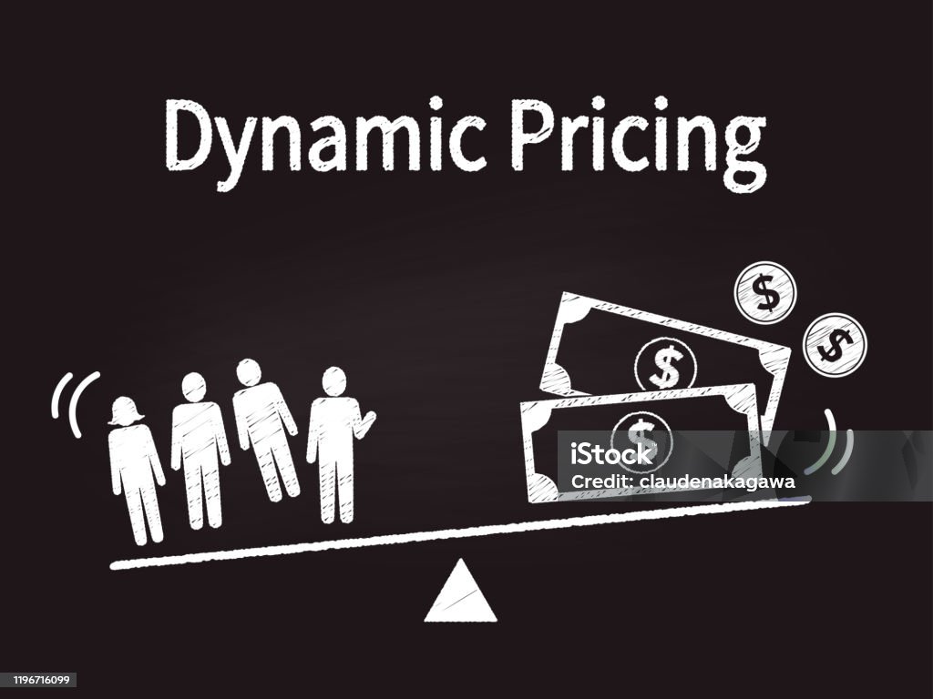 Price Board Dynamic Businessimage Hand Drawing Dynamic Pricing Image On Blackborad Stock ...