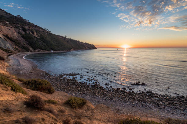 istock Bluff Cove at Sunset 1196716872