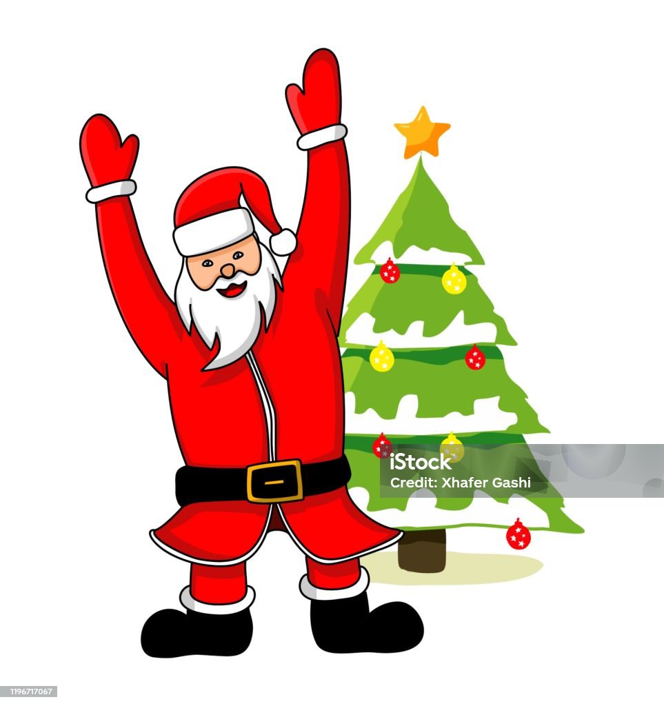 Vetores de Papai Noel Dizendo Ho Ho Ho e mais imagens de 2018 - 2018, 2019, Barba - iStock