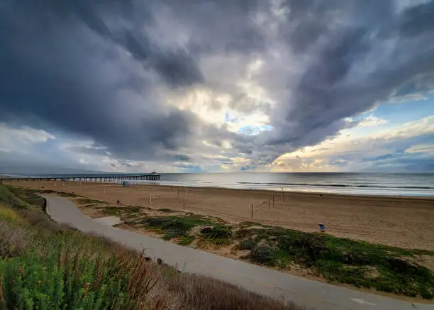 Photo of Dramatic Sky over Manhattan Beach