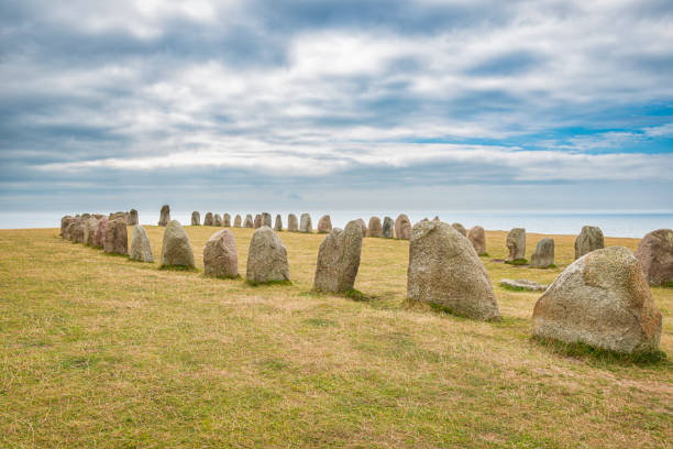 Ale stenar in Skane, Sweden.