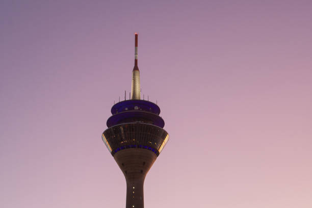 istock TV tower in Dusseldorf at sunset 1196724245