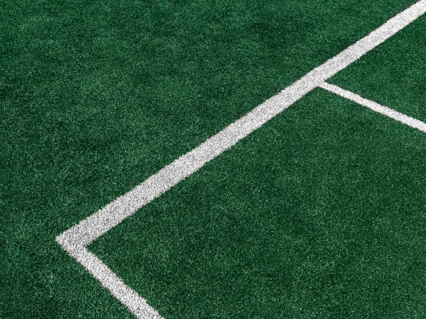 istock Tennis court Top view 1196728467