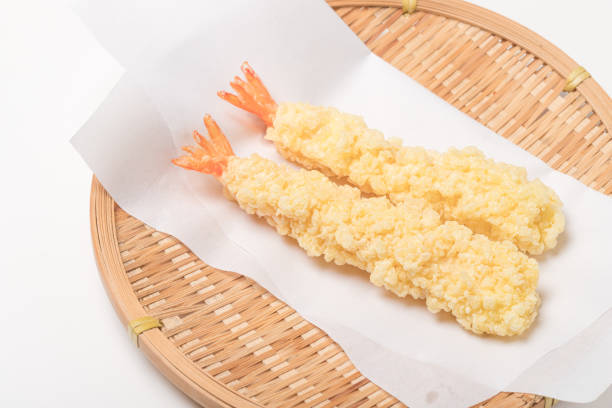 Deep fried shrimp on white background Deep fried shrimp on white background Tempura Prawns stock pictures, royalty-free photos & images